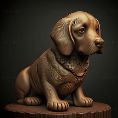 3D модель Борис собака известное животное (STL)